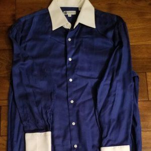 Very Stylish Blue Men's Dress Shirt